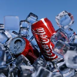 Photorealistic Coca Cola Can