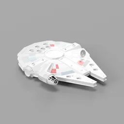 Low Poly Millennium Falcon