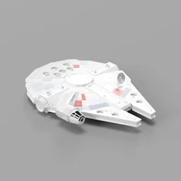 Low Poly Millennium Falcon