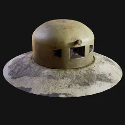 WW2 French Maginot JM Bunker Green