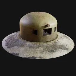 WW2 French Maginot JM Bunker Green