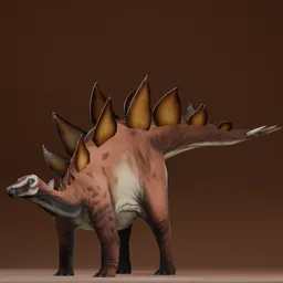 Stegsaurus Rigged