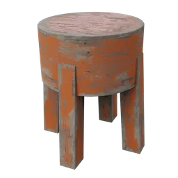 High-quality modern 3D table model with realistic textures for Blender rendering and virtual staging.