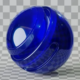 Cobalt Blue Tinted Glass