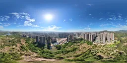 Highsky building green forest cloud