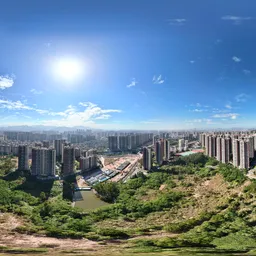 Highsky building green forest cloud