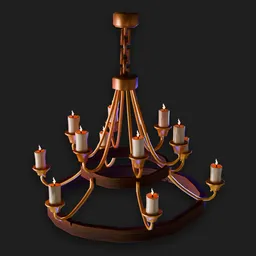Stylized Chadelier | Witch's Room