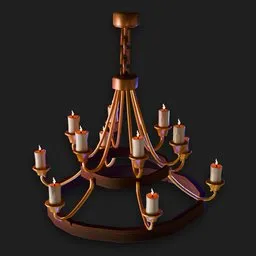 Stylized Chadelier | Witch's Room