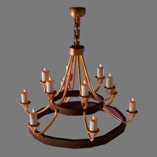 Ceiling Lamp stylized (lowpoly)