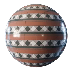 Victorian Mosaic Border Tiles