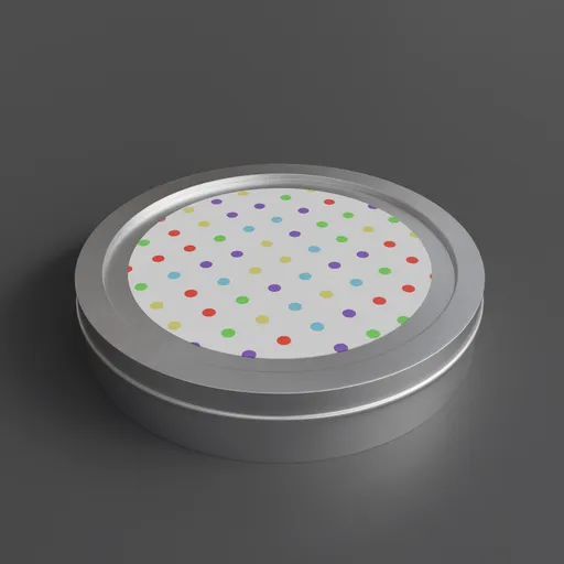 Round food can