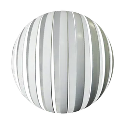 White Slat Partition