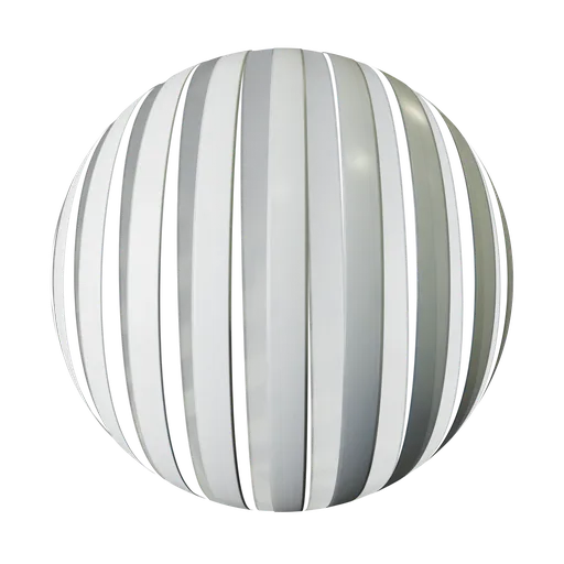 White Slat Partition
