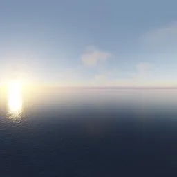 Golden Horizon Ocean Sunrise