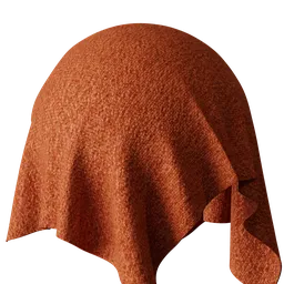 Rust Orange Cotton Towel Fabric