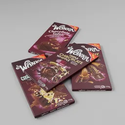 Wonka Chocolate Bars Set