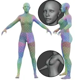 Female Character Basemesh