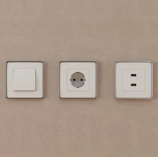 Set switch & socket Simon 82