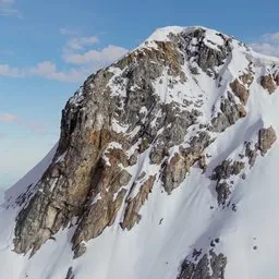 Mountain Snow Rock Photoscan
