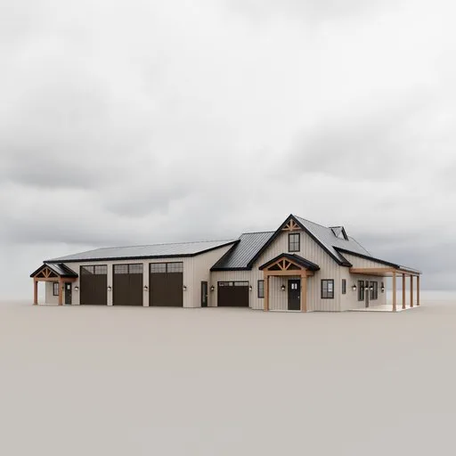 Modern Barndominium House