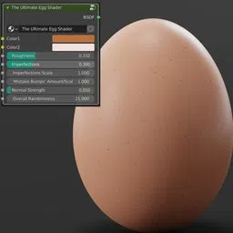 Procedurally Shaded Egg