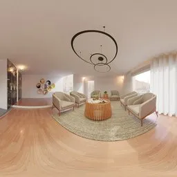 Bright Contemporary Living Lounge