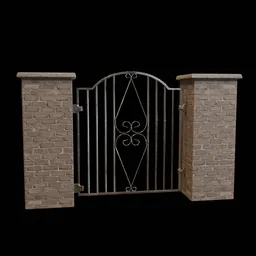 Metal Garden Gate