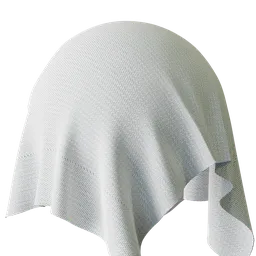 White Micro Weave Fabric