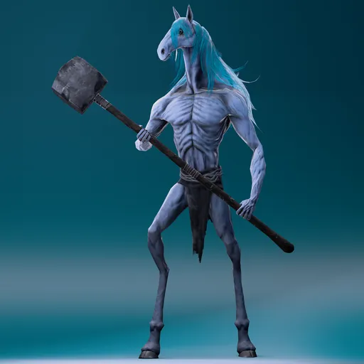 Horse Creature - Rigged