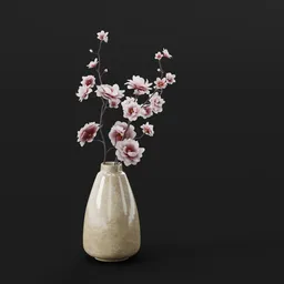 Pink Blossom Vase