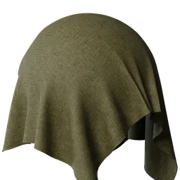 Olive Green Fabric (Pbr Fabric)