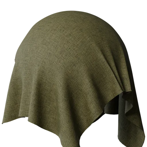 Olive Green Fabric (Pbr Fabric)