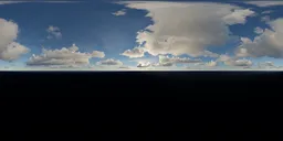 High-resolution dynamic sky panorama for realistic scene lighting