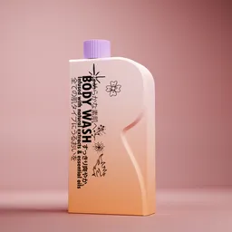 Refreshing Body Wash Bottle
