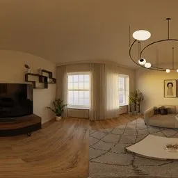 Modern Livingroom Morning unclipped