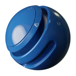 Blue ABS Plastic
