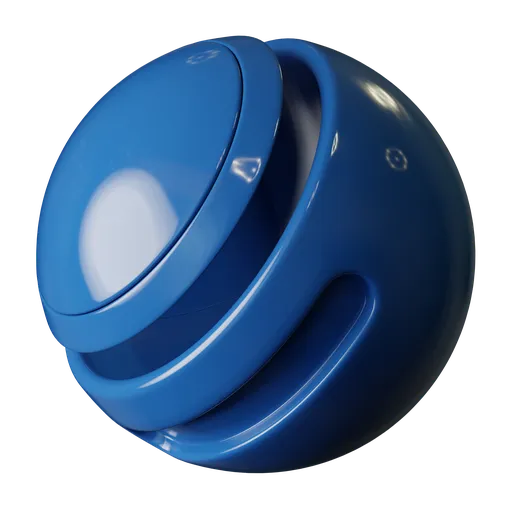 Blue ABS Plastic