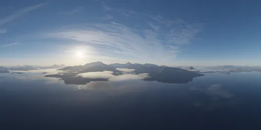 Aerial Mountain Landscape