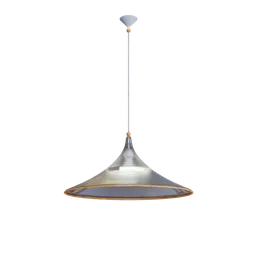 "Mid-Century Collection Retro Ceiling Light 3D model for Blender 3D. Transparent glass and metal design, inspired by Arthur Burdett Frost. Great for adding elegant asymmetrical lighting to any interior space."