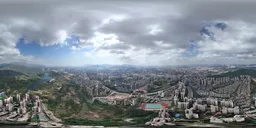 Highsky building clouds bluesky