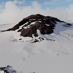 Rocky Mountain Peak with Snow 2