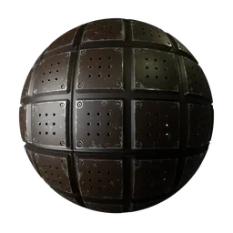 Bolted Perforated Sci-Fi Metal