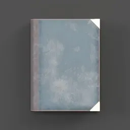 "Get ready to decorate your library scene with the realistic 'Book 3' 3D model in Blender 3D. Featuring a blue cover on a gray surface, this old book adds authenticity with its minimalist design and buff painting. Use it to enhance your literature-themed projects or as a standout element in any scene."