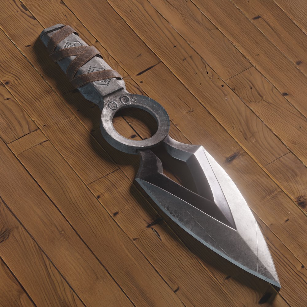 Jett knife Valorant Modern Weapons models BlenderKit