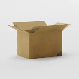 Worn-out Cardboard Box