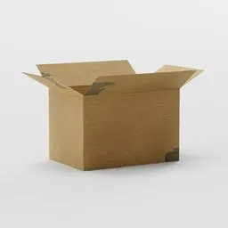 Worn-out Cardboard Box