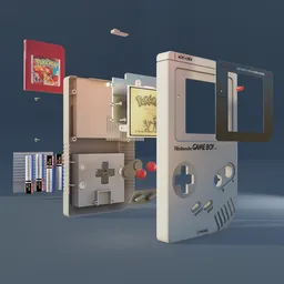 Scene Game Boy exploded pokemon red