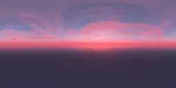 Pink Cloud Colorful Sunset