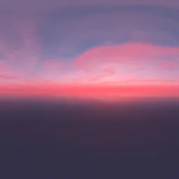 Pink Cloud Colorful Sunset