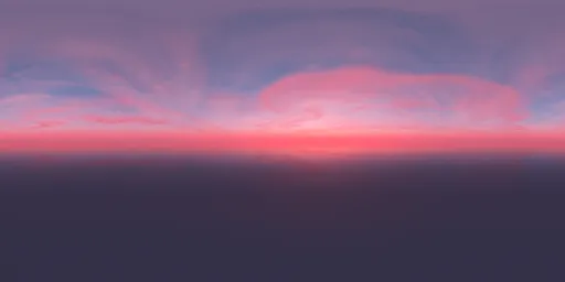 Pink Cloud Colorful Sunset